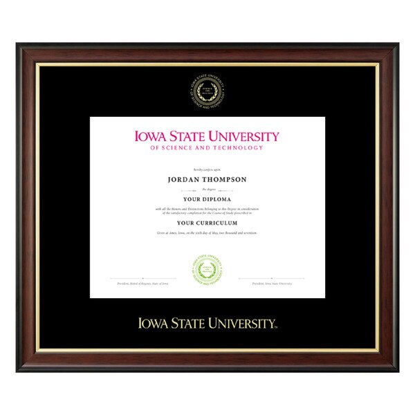 Church Hill Classics Embossed Seal Master's Degree Diploma Frame #4
